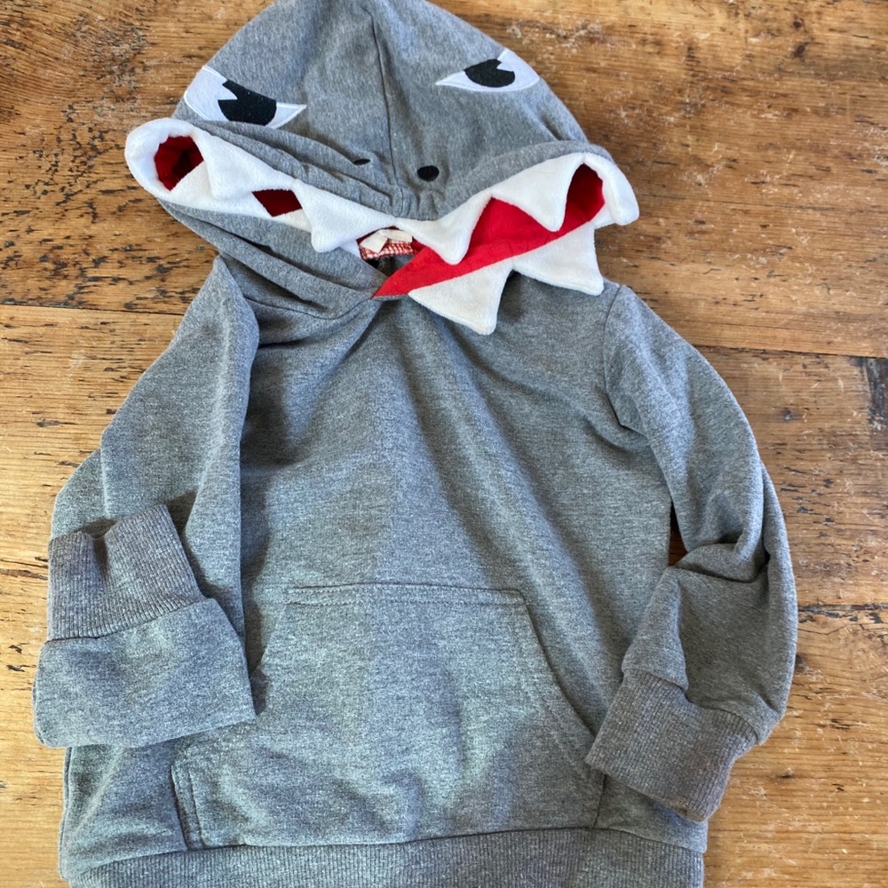 Shark hoodie 2T